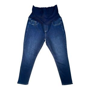 Gap Maternity Dark Wash Easy Leggings Full Panel Jeans 10/30 Regular NWOT